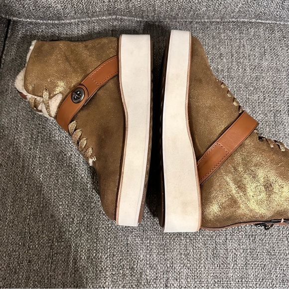 EUC COACH Urban Hiker Glitter Platform Boot size 9 - Picture 10 of 13